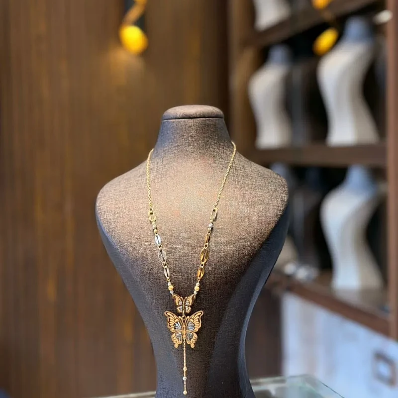 طوق فراشة نقش المازي